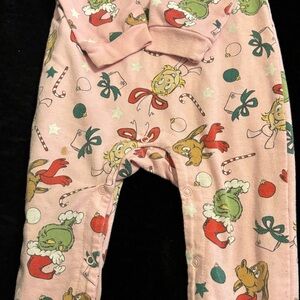 Kids Pink Grinch Pajamas